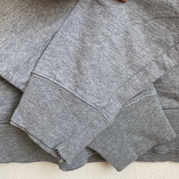 GUESS Men's Quarter-Zip Jersey Raw Edge Hoodie-Size XL - Picture 6 of 11